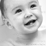 smiling baby teeth